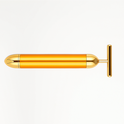 24K Gold Energy Beauty Bar Electric Facial Massage Roller